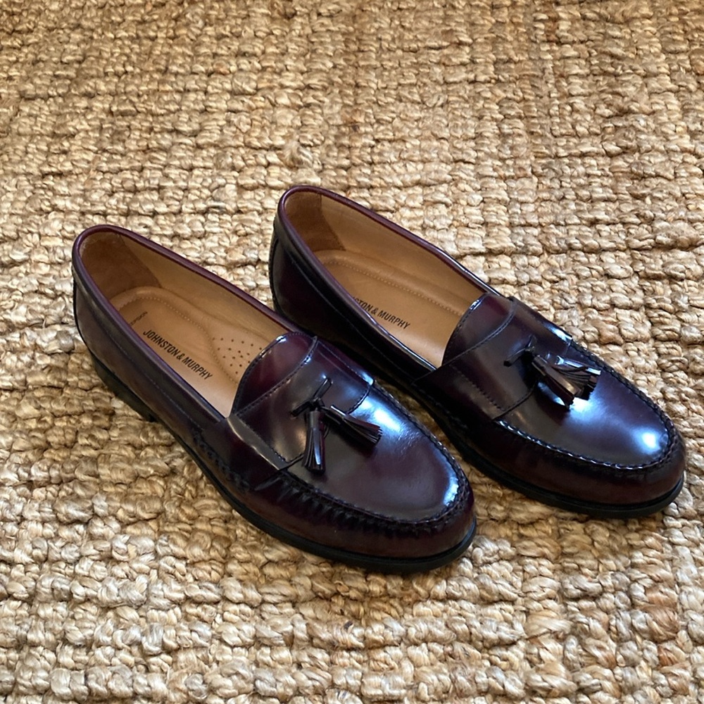 Johnston & Murphy Brown Tassel Loafers